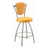 Clip Swivel Dining Chair Seat Type: Fabric - Dakota 20, Finish: Cocoa