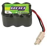 6 Cell 7.2V 900mAh NiMH Flight Pack Battery by Venom Group International