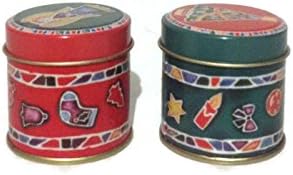Cherry Scented Tin Candle 4 Pack.