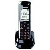 Panasonic Dect 6.0 Black Additional Premium Cordless Handset with Larger LCD and ChoiceMail (KX-TGA740B)