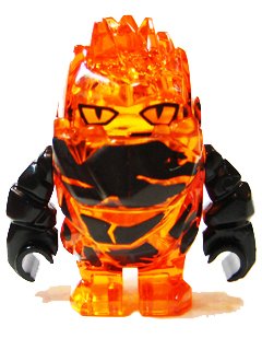 Rock Monster FIRAX Trans-Orange with Black Arms Lego Power Miners Minifigure Rock Monster FIRAX Trans-Orange with Black Arms Lego Power Miners Minifigure