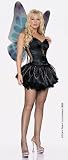 Leg Avenue 3Pc. Gothic Pixie Include Lace Up Bustier ,Skirts And Butter