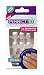Perfect 10 Decorated French Artificial Nails - Silver Stripe