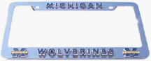 Michigan Wolverines NCAA License Plate Frame