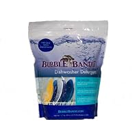 One Bag (3.75 lbs) Bubble Bandit Dishwasher Detergent with Phosphate. ALL-IN-ONE (Soak & Wash & Rinse). Up to 60 wash cycles in every bag!