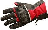 NEW MENS MOTORCYCLE GLOVES RAIN REFLECTIVE GEAR Red