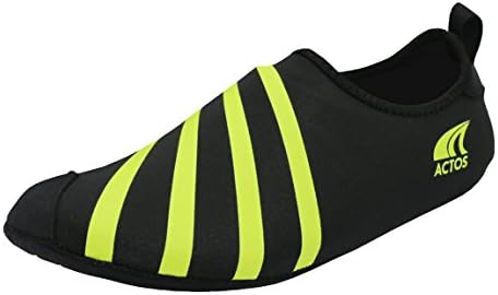 Actos Unisex New Prime Athletic Water Shoes, Black/Green, L
