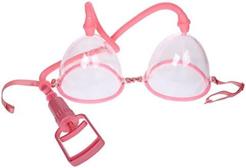 QFily Breast Enlargement Device Twin-Cup Vacuum Pump,Enlargement Enhancement Breast