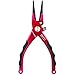 BITE Professional Aluminum Saltwater Fishing Pliers -Spring Loaded-Rubber Insert Grips-Tungsten Carbide Cutters-with a Set of Replacement Carbide Cutters & Premium Clip Sheath