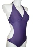 Womens Monokini 1 Piece Swimsuit, Marina West, Purple