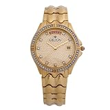 Croton Mens Crystal Gold-Tone Watch #CR307858YLPV by Croton