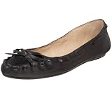 FRYE Womens Emma Leather Lace Ballet Flat