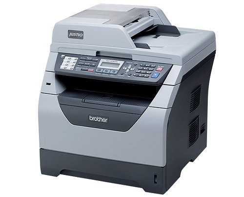 ブラザー工業 A4モノクロレーザー複合機 JUSTIO 30PPM/両面印刷/SuperG3 FAX/ADF/有線LAN MFC-8380DN