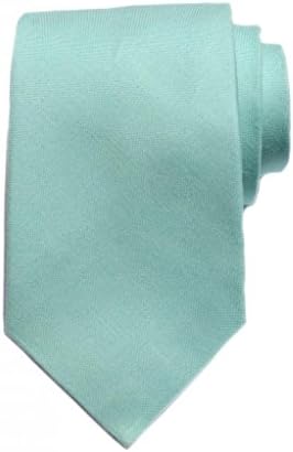 Oliver Cade Men's Slim Necktie 100% Cotton One Size Mint Green