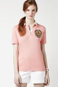 Short Sleeve Jersey Polo With Lacoste Crest