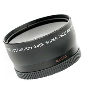 NEEWER® 58mm 0.45x WIDE Angle LENS ~INCLUDING LENS BAG~ for Canon Rebel T1I XT XS XSi... by Neewer