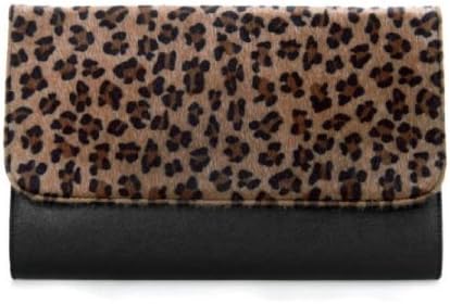 Flying dragon Women's Leopard Print Envelope Clutch