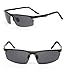 Ronsou Men Sport Al-Mg Alloy Frame Polarized Sunglasses Fashion Driving eyewear