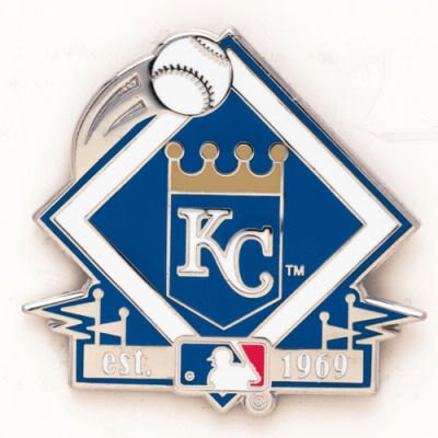 KANSAS CITY ROYALS OFFICIAL LOGO LAPEL PIN