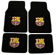 - 	 Barcelona FC Football Soccer Club Front & Rear Carpet Car Truck SUV Floor Mats