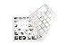 DHZ® Marble Pattern White Keyboard Cover Silicone Skin for MacBook Air 13