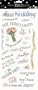 Me & My Big Ideas Sayings 5-1/2 Inch by 12 Inch Stickers Sheet Packaged, Wedding