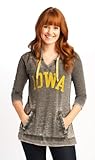 NCAA Iowa Hawkeyes Tunic Pullover Hoodie Women's