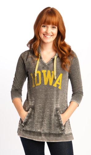 NCAA Women's Iowa Hawkeyes Tunic Pullover Hoodie