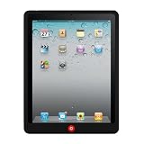 【ipad2専用】 シリコン素材　2トーン　iPad2　ケース　【シリコン カバー、ケース】　アップル iPad2 16GB,32GB,64GB専用ケース  (黒) minisuit