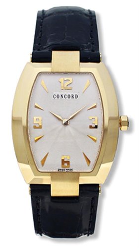 Concord La Scala Tonneau 18k Gold Mens Watch 0310695