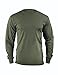 Rothco Long Sleeve Solid T-Shirt – Comfortable Crewneck Tee for Outdoor Adventure, Olive Drab, L