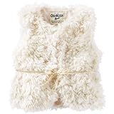 OSHKOSH(オシュコシュ) フェイクファー ベスト アイボリー アウターベスト 5歳【並行輸入】