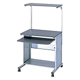 ホームパソコンラック メッシュパネル W750mmタイプ ガンメタ PRF-201GM