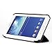 Samsung Galaxy Tab 3 Lite 7.0 Case - Poetic Samsung Galaxy Tab 3 Lite 7.0 Case [Slimline Series] - [Lightweight] [Ultra-slim] PU Leather Slim-Fit Trifold Cover Stand Folio Case for Samsung Galaxy Tab 3 Lite 7.0 Black (3 Year Manufacturer Warranty From Poetic)