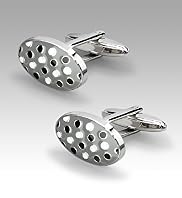 Dot Oval Cufflinks