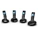 BT Graphite 2500 Quad DECT Digital Cordless Phone with Answer Machine - Black