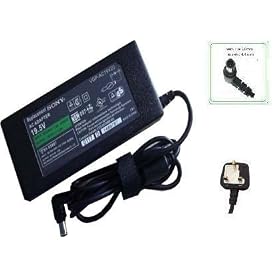 Laptop Adapter For Sony Vaio PCGXG28K Ac Adaptor Charger 19.5v 3.9a Power Supply + UK Power Cord