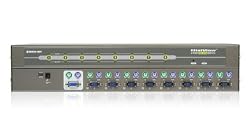 IOGEAR 8-Port PS/2 KVM Switch with AutoScan GCS78