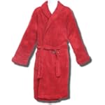 Calvin Klein Red Fleece Robe for Youth