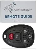 2008-2010 Buick Enclave Keyless Entry Remote Fob Clicker With Do-It-Yourself Programming+ eKeylessRemotes Guide