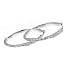 Oliver Weber 8403 Rhodium Swarovski Crystal Earrings