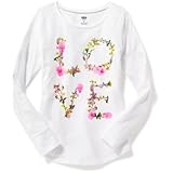 オールドネイビー OLD NAVY/ グラフィッククルーネックティ クリーム トップス長袖Tシャツ XXL【並行輸入】