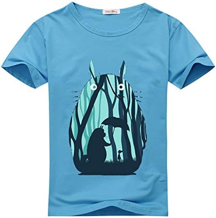 YNFYC Fashion Customized Totoro 3 Kid's Classic T-shirt2T/2Y-3Y Light Blue
