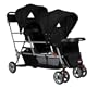 Joovy Big Caboose Stand-On Tandem Triple Stroller Black