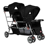 Joovy Big Caboose Stand-On Tandem Triple Stroller Black