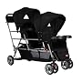 Joovy Big Caboose Stand-On Tandem Triple Stroller Black