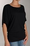 Michael Stars Slub Jersey Off-Shoulder Dolman Top