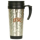 NCAA Stamped Metal Travel Mug - USC University of Southern California Trojans