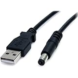StarTech.com USB2TYPEM 3 Feet USB to Type M Barrel 5V DC Power Cable
