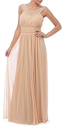 Goddess Sequined Halter Chiffon Evening Dress/Bridesmaid Dress/Prom Dress/Party Dress 